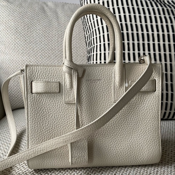 Saint Laurent Handbags - Saint Laurent Sac De Jour Nano White